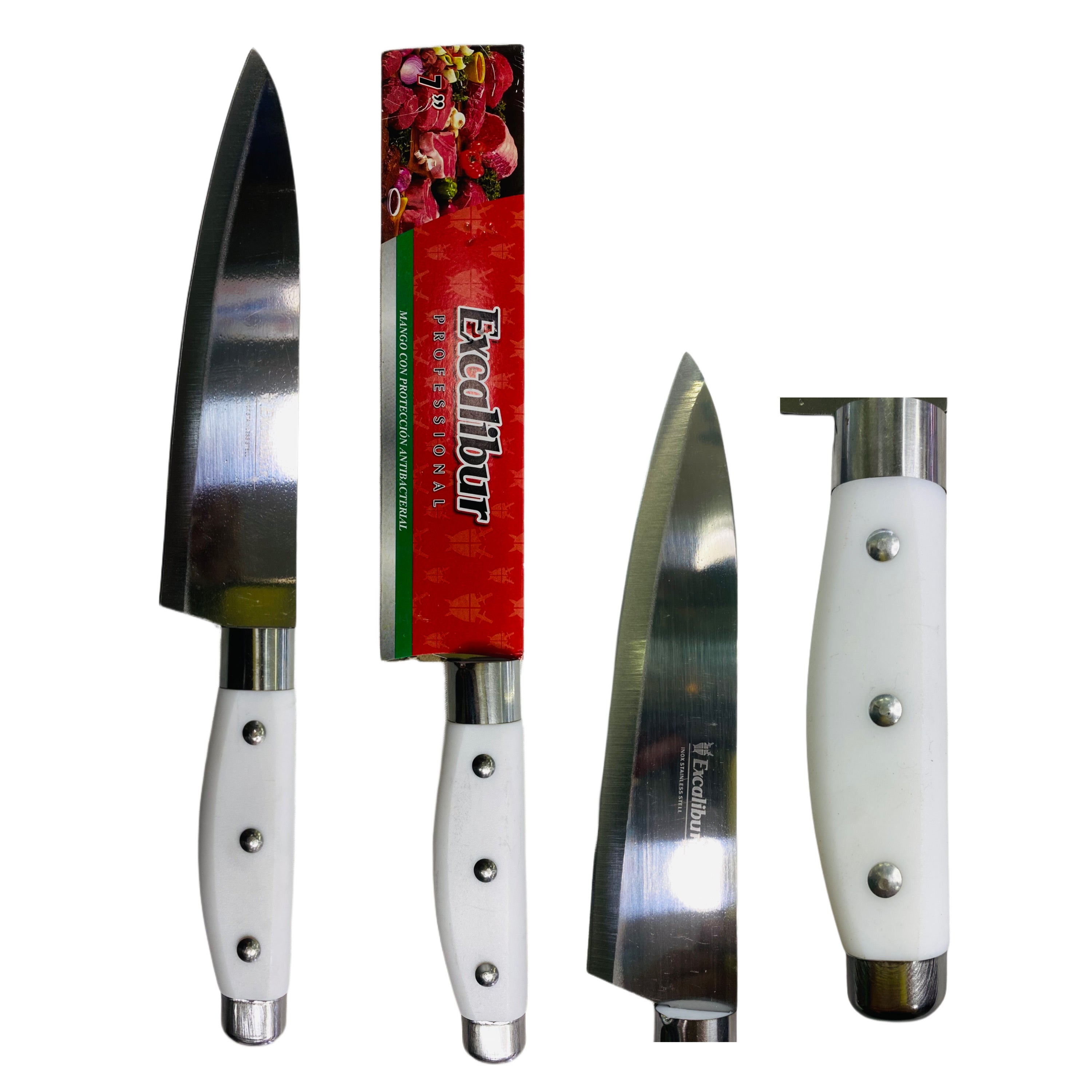 CUCHILLO ESCALIBUR BLANCO 7” CUCHILLO ESCALIBUR BLANCO 7”
